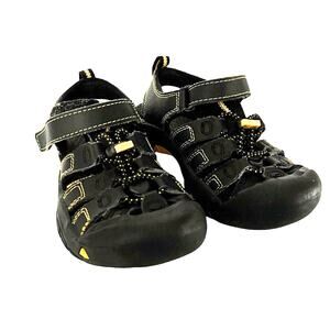Keen Kid's/ Unisex Higher-Traction Rubber Outsole Newport H2 Sandal Black Size 2